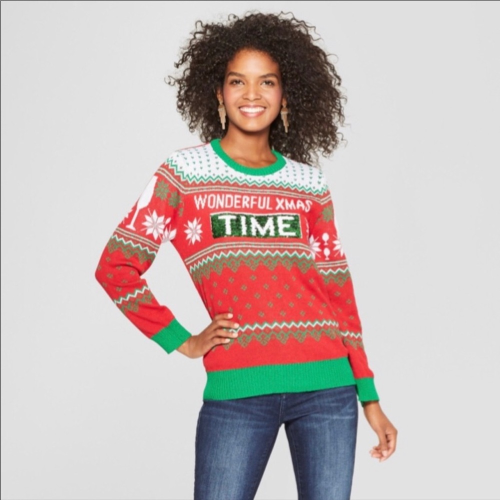 Well worn Christmas sweater